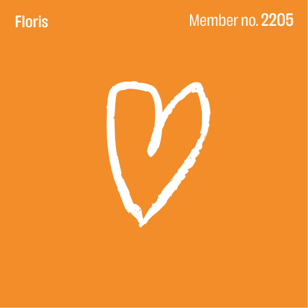 Message card with heart drawing